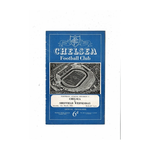 Sheffield Wednesday Away Football Programmes