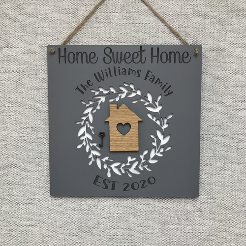 “HOME SWEET HOME “ Plaque
