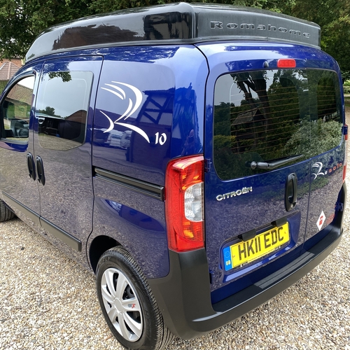2011 Romahome R10 Solo 1 Berth Camper Van Citroen Nemo HDi 1248cc - 24059 Miles