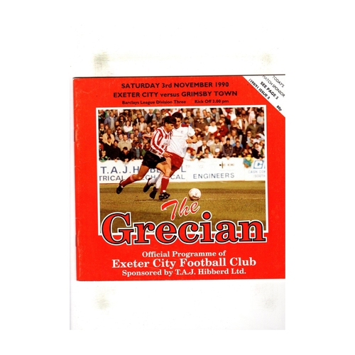 Grimsby Town Away Football Programmes