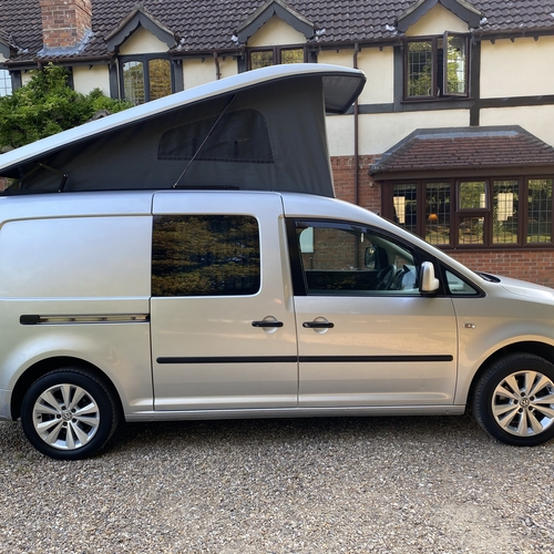 2011 VW Volkswagen Caddy Maxi 1.6 TDi Camper Van 2 Berth Silver