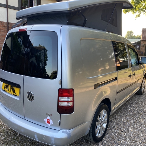 2011 VW Volkswagen Caddy Maxi 1.6 TDi Camper Van 2 Berth Silver