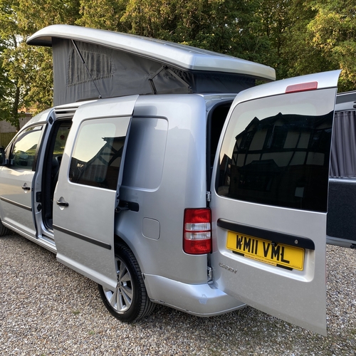 2011 VW Volkswagen Caddy Maxi 1.6 TDi Camper Van 2 Berth Silver
