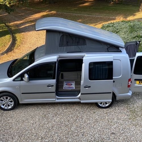 2011 VW Volkswagen Caddy Maxi 1.6 TDi Camper Van 2 Berth Silver