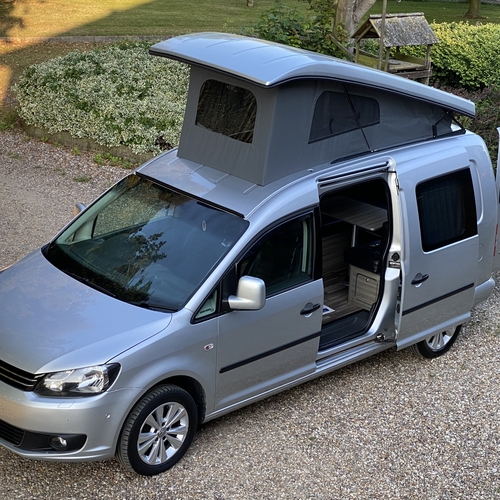 2011 VW Volkswagen Caddy Maxi 1.6 TDi Camper Van 2 Berth Silver