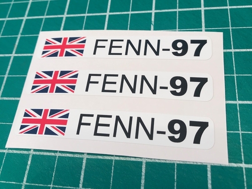 3 X Custom Rider Name Helmet Stickers - Bike Bicycle Cycling - Choose Flag