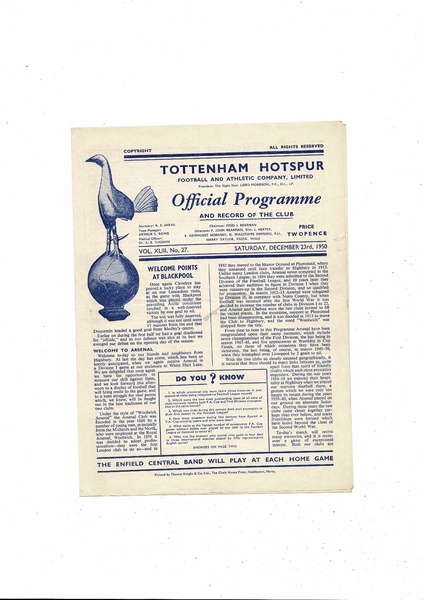 More Football Programmes listed today