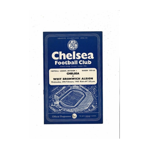 West Bromwich Albion Away Football Programmes