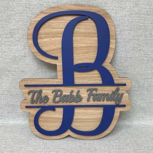 Family Name Monogram