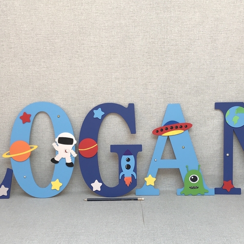 SPACE THEME letters