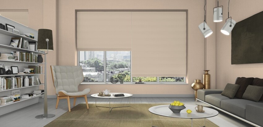 Roman blinds & curtains