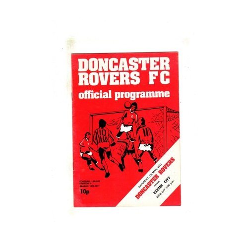 Exeter City Away Football Programmes