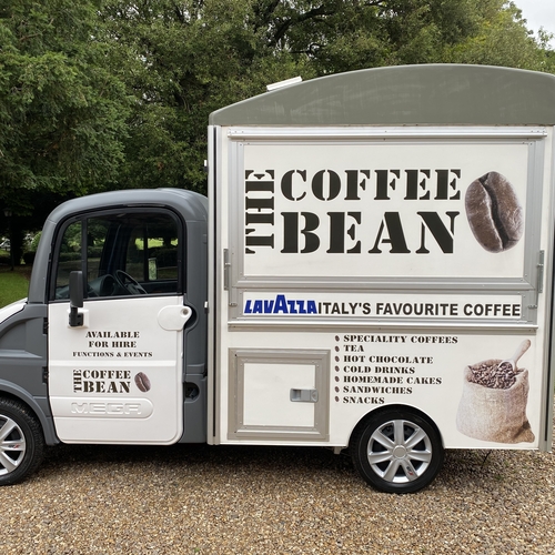 Towability Coffee Food Catering Van Stand Inside Aixam Mega Electric 464 MILES
