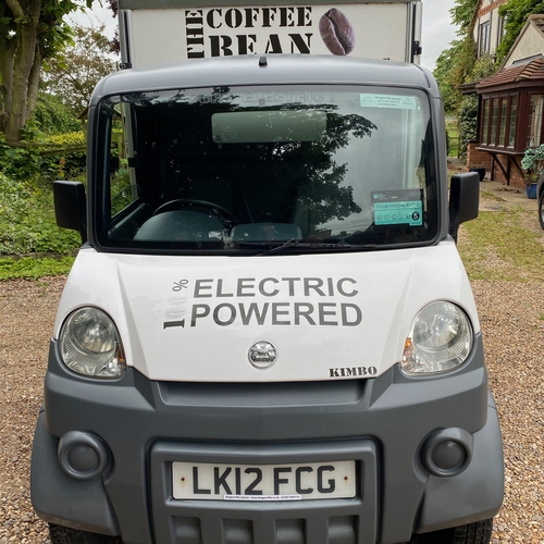 Towability Coffee Food Catering Van Stand Inside Aixam Mega Electric 464 MILES