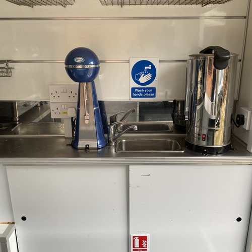 Towability Coffee Food Catering Van Stand Inside Aixam Mega Electric 464 MILES