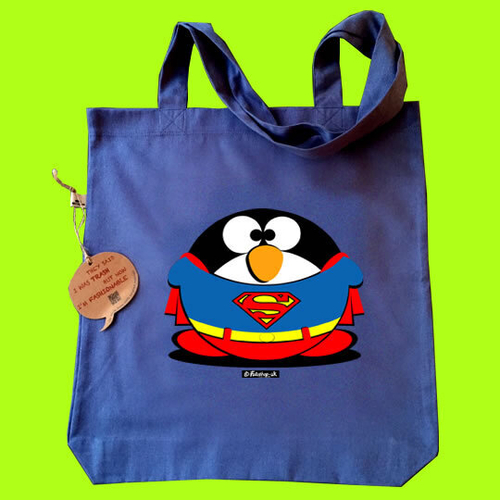 'Super Fat Penguin' Shopper