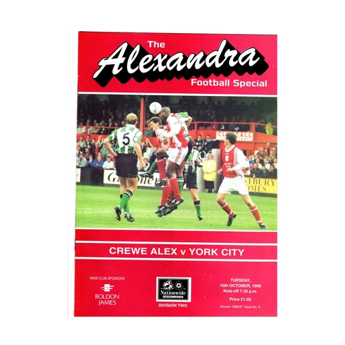 York City Away Football Programmes