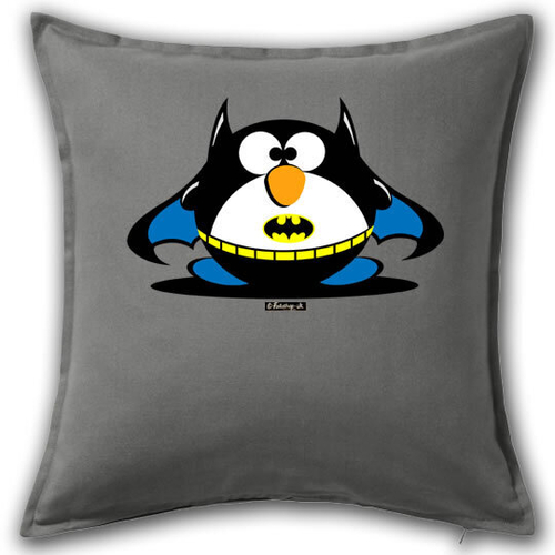 'Bat Fat Penguin' Cushion