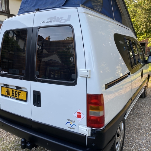 Stimson Tirol 2 Berth Camper - 2000(W)reg Peugeot Expert 1.9TD