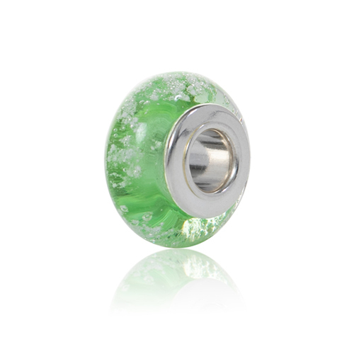 Limelight Cremation Glass Charm Bead