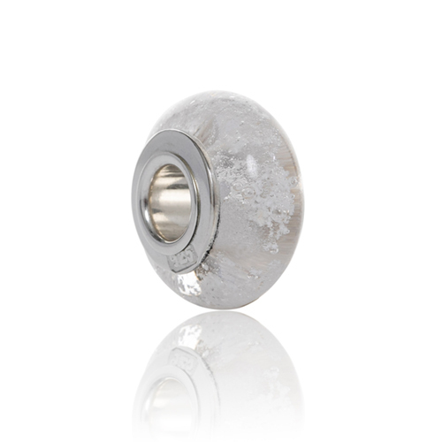 Ice Cremation Glass Charm Bead