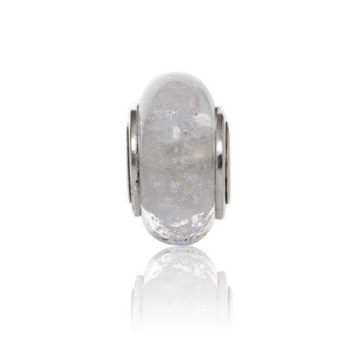 Ice Cremation Glass Charm Bead