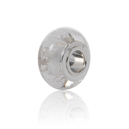 Ice Cremation Glass Charm Bead
