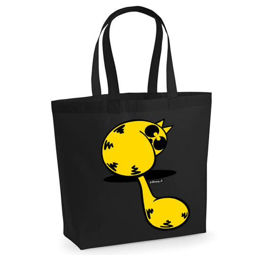'Cat Looking Back' Maxi Tote