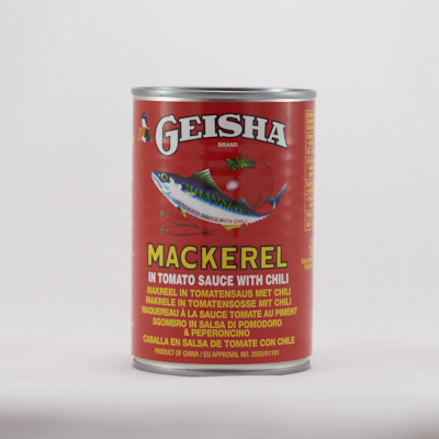 Geisha Mackerel (In Tomato Sauce w/ Chilli)