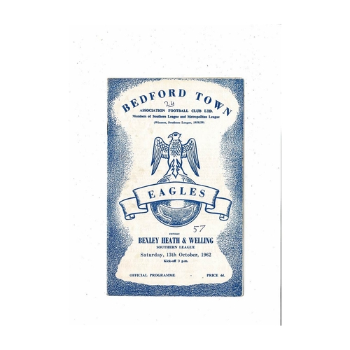 Bedford Town Home Football Programmes