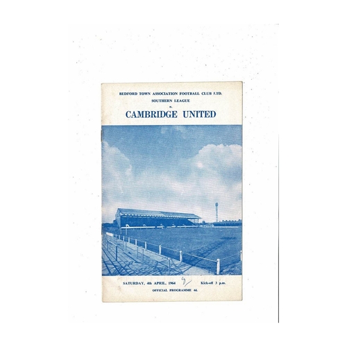 Bedford Town Home Football Programmes