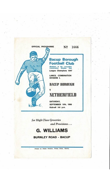 More Football Programmes listed today
