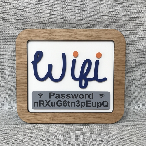 WIFI password sign