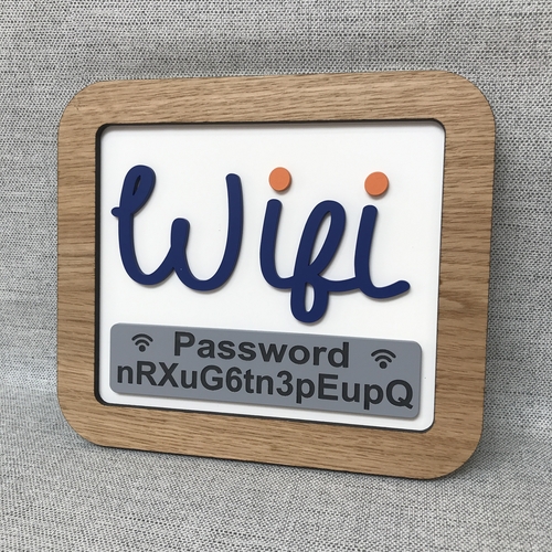 WIFI password sign