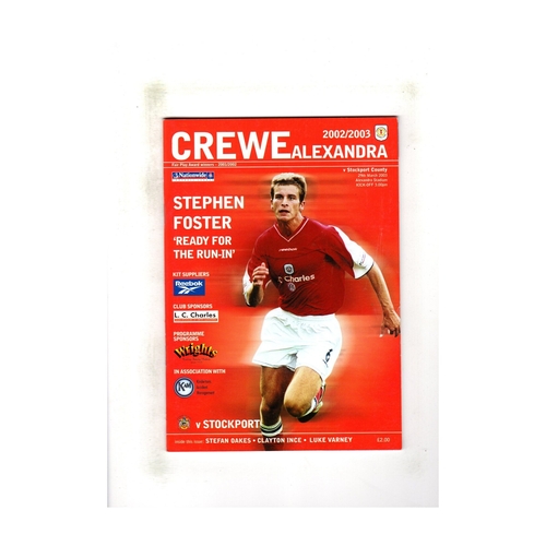 Stockport County Away Football Programmes