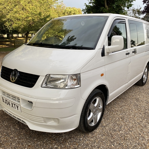 2004 VW T5 Camper Van - White - Leather - 240v/12v