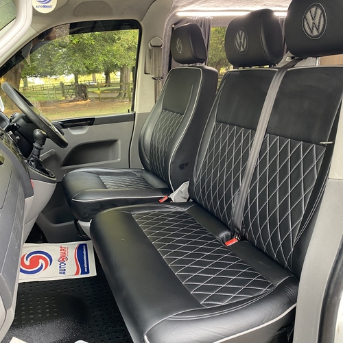 2004 VW T5 Camper Van - White - Leather - 240v/12v