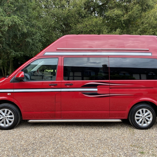 2011 (61)reg VW Transporter T5 High Top LWB T30 84TDi Camper Van 2 Berth