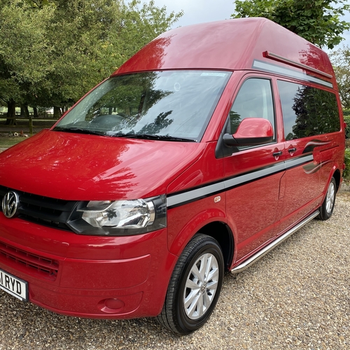 2011 (61)reg VW Transporter T5 High Top LWB T30 84TDi Camper Van 2 Berth
