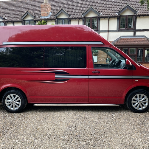2011 (61)reg VW Transporter T5 High Top LWB T30 84TDi Camper Van 2 Berth