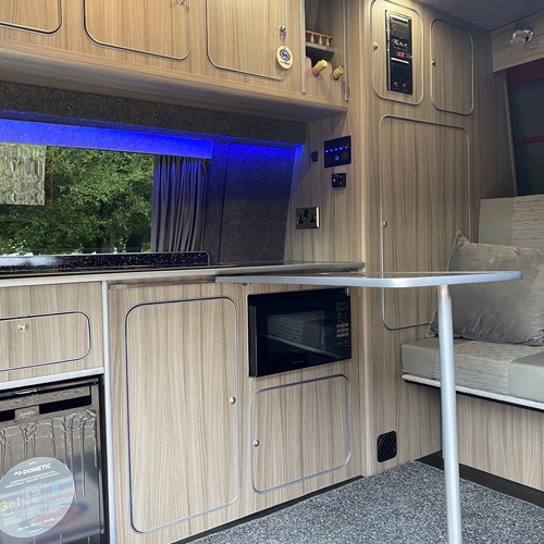 2011 (61)reg VW Transporter T5 High Top LWB T30 84TDi Camper Van 2 Berth