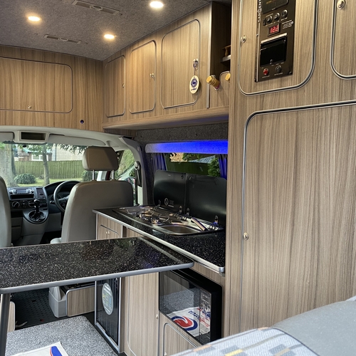 2011 (61)reg VW Transporter T5 High Top LWB T30 84TDi Camper Van 2 Berth