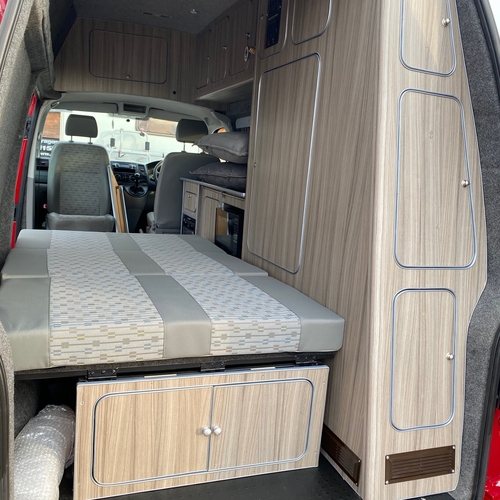 2011 (61)reg VW Transporter T5 High Top LWB T30 84TDi Camper Van 2 Berth