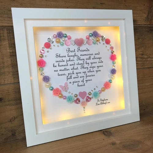 LED Best Friends Poem