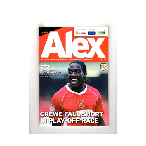 Crewe Alexandra Home Football Programmes