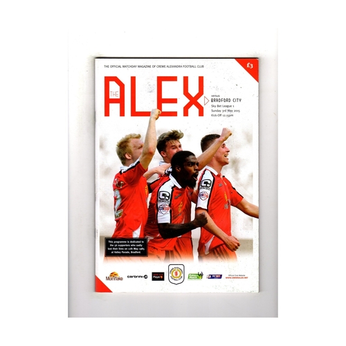Crewe Alexandra Home Football Programmes