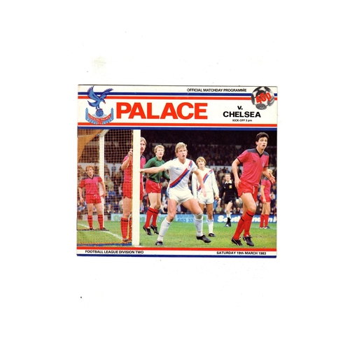 Crystal Palace Home Football Programmes