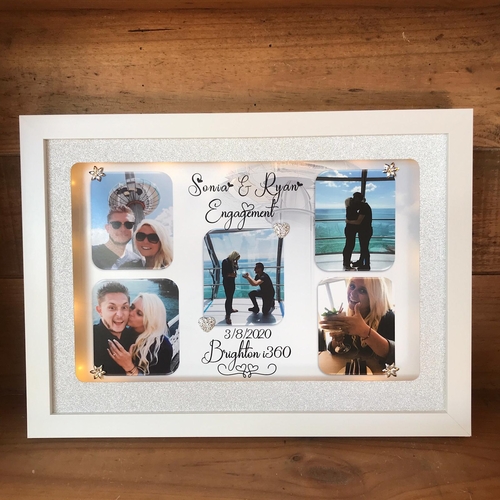 Personalised Engagement picture Frame