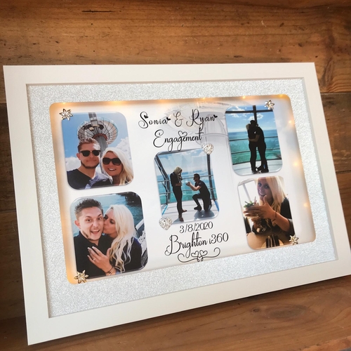 Personalised Engagement picture Frame