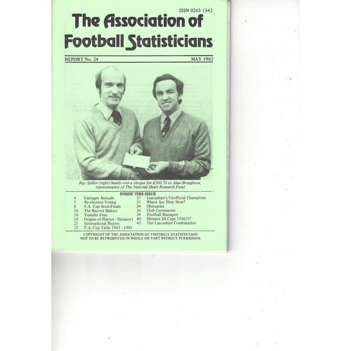 The Association of Football Statisticians Report No. 24